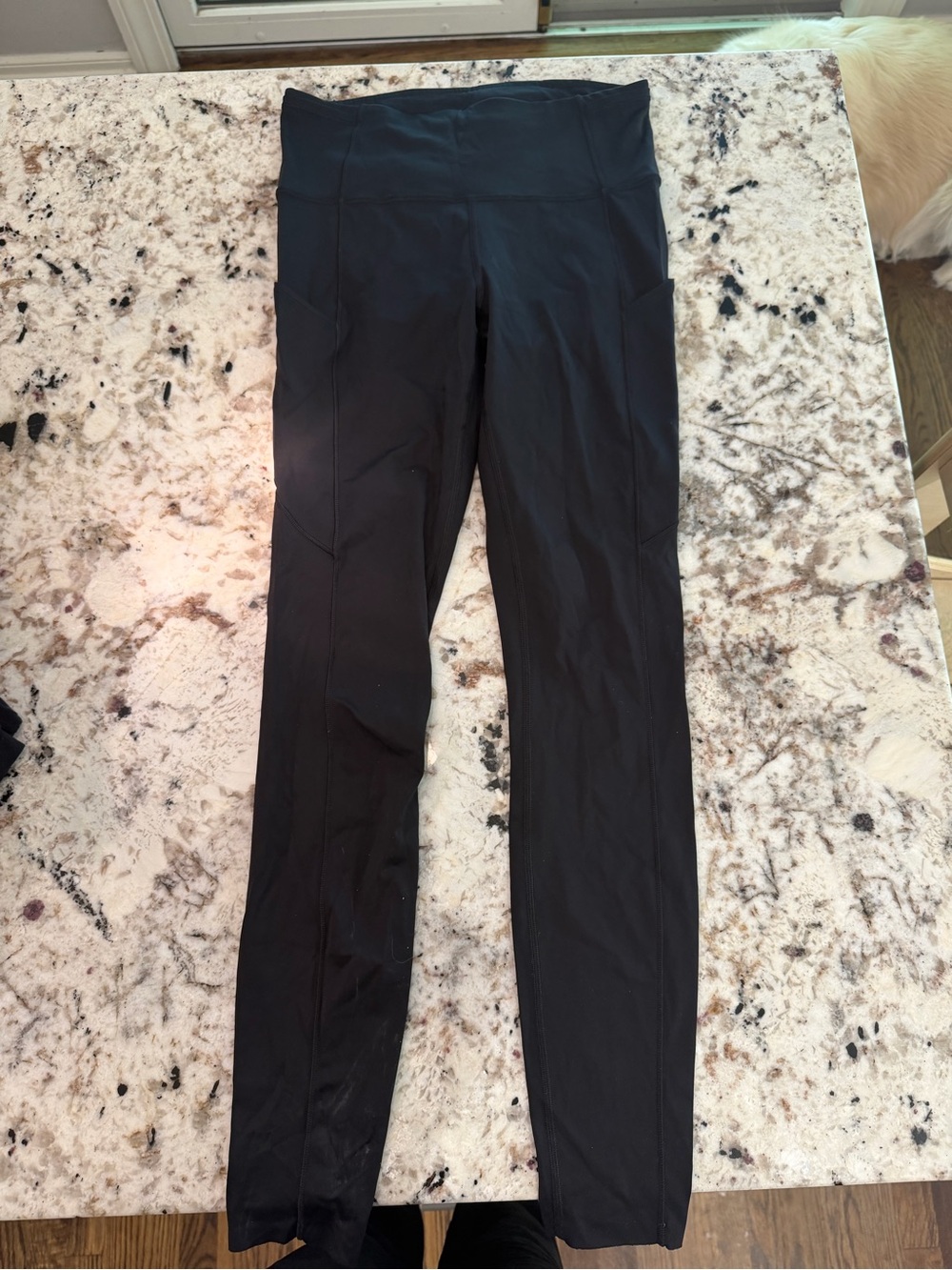 lululemon athletica Black fast & free High-Rise Leggings with Side Pockets 25in